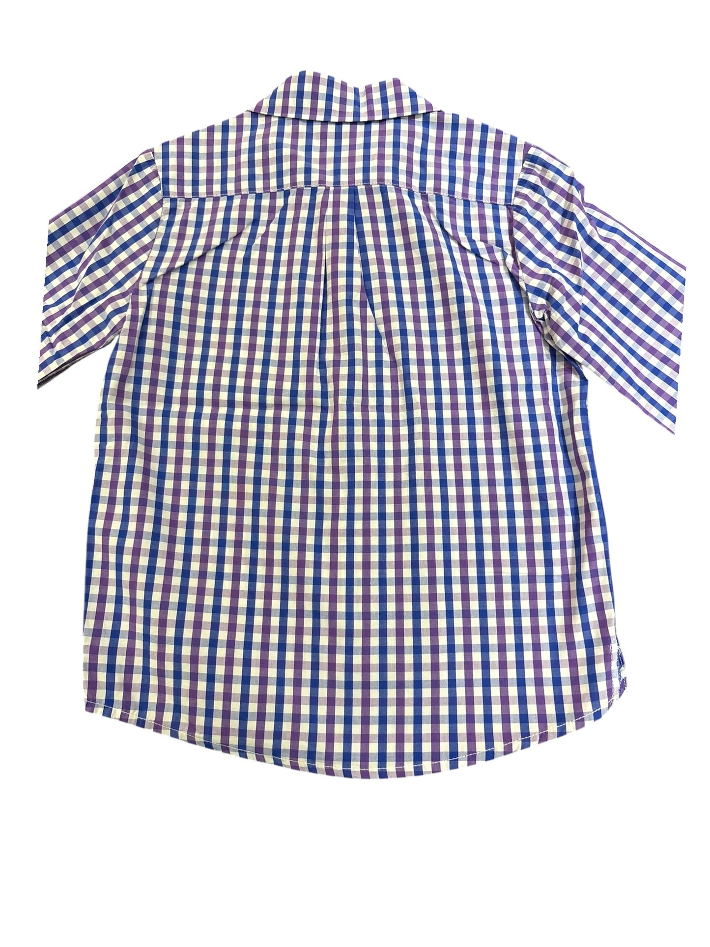 Jacadi Blue & Violet Gingham Shirt (6Y / 115)