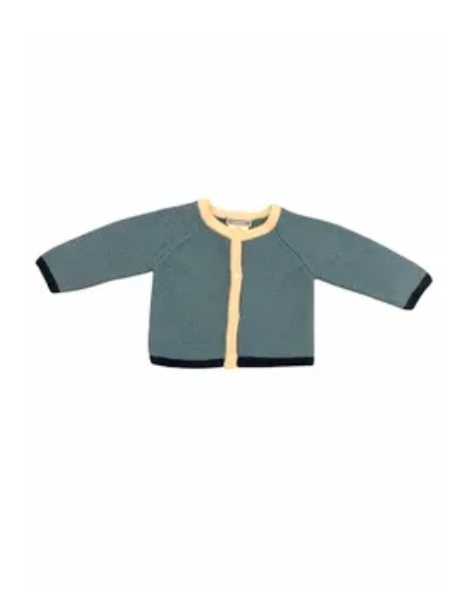 Jacadi Blue Wool Cashmere Cardigan size 6M / 67 - second hand baby clothing
