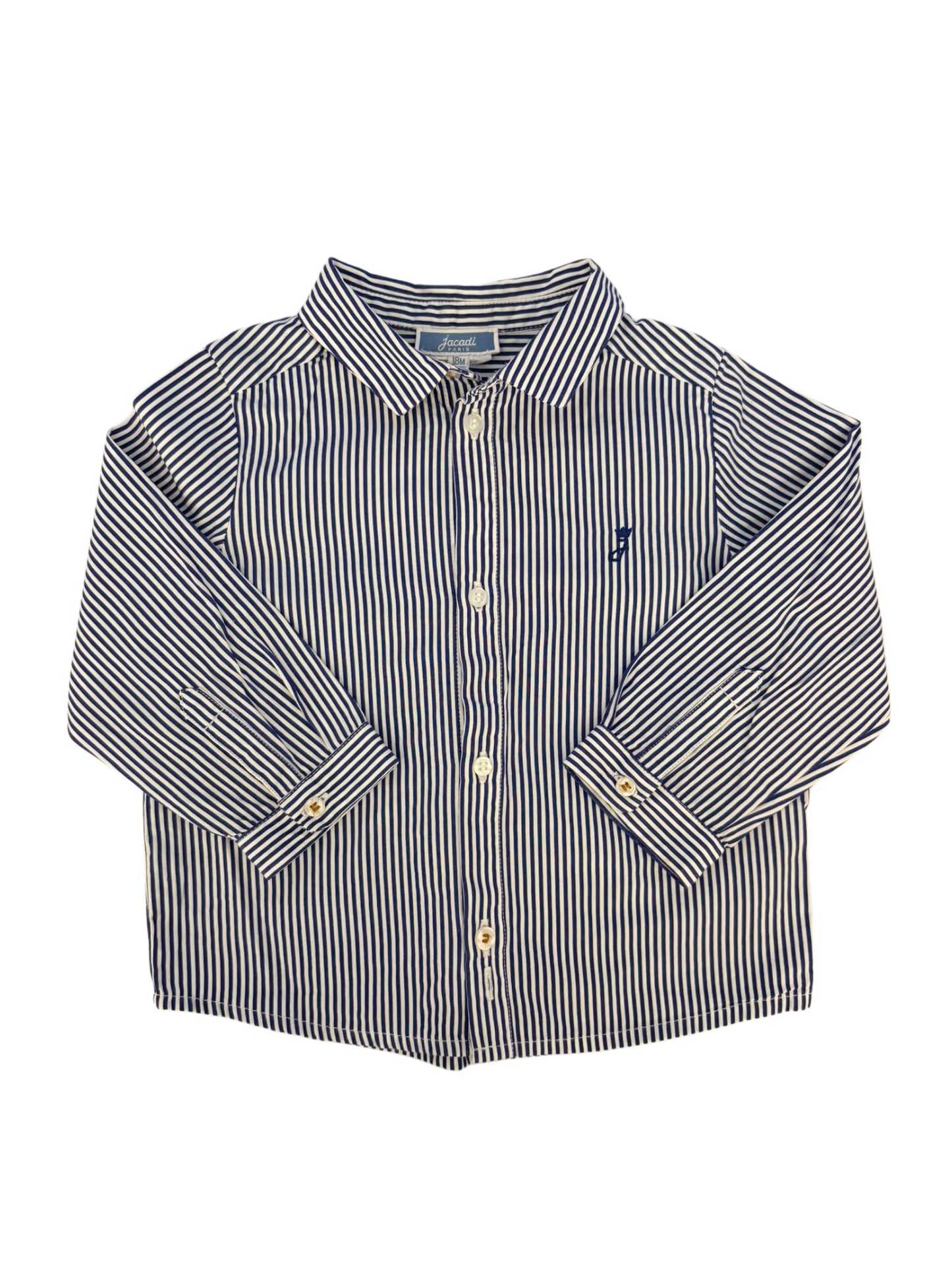 Jacadi Navy Striped Shirt (24M)