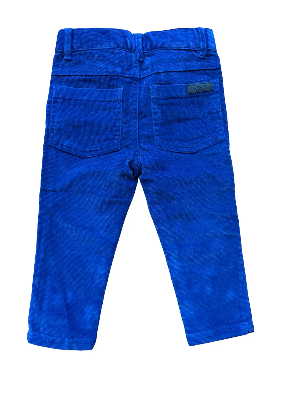 Pantalon en velours côtelé bleu royal Jacadi (18M / 81)