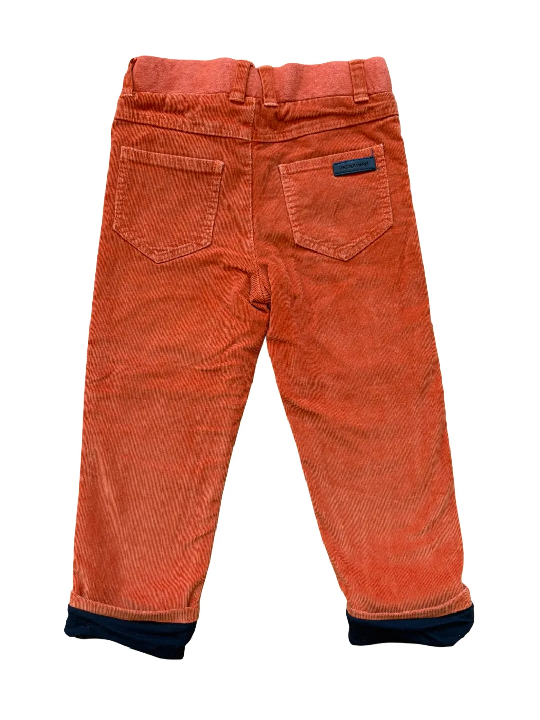 Jacadi Dark Orange Lined Corduroy Pants (4Y/104)