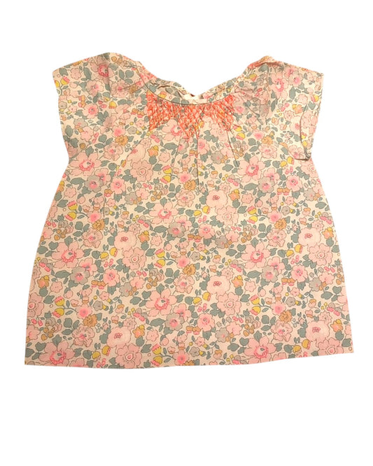 Jacadi Liberty Floral Smocked Blouse (3Y)