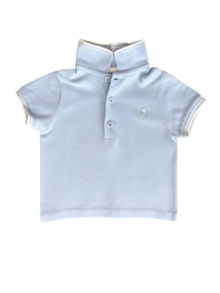 Jacadi Light Blue Polo Shirt (12M)