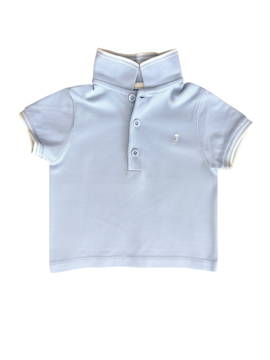 Jacadi Light Blue Polo Shirt (12M)