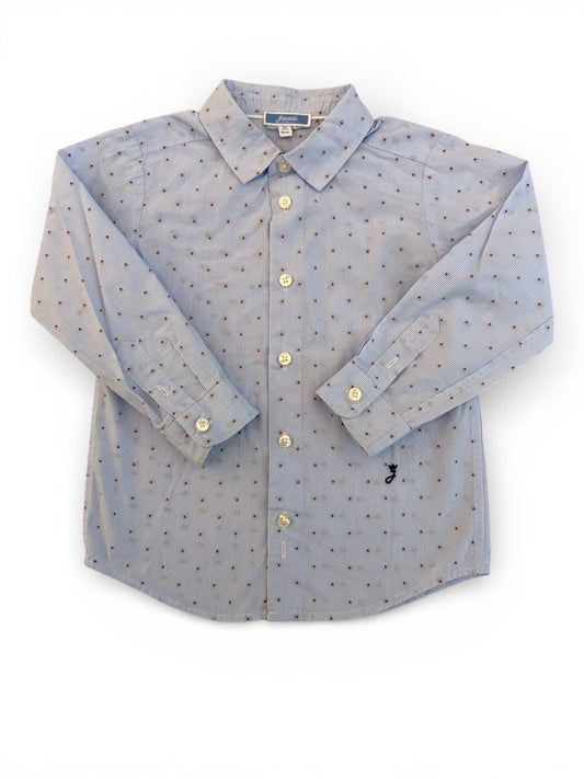 Jacadi Light Blue Dobby Dot Shirt (3Y / 96)