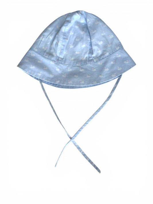 Jacadi Light Blue Swan Sun Hat (45cm)