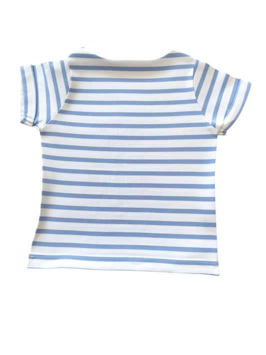 Jacadi Light Blue & White T-Shirt (12M)
