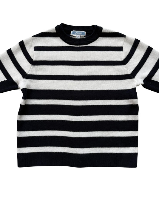 Jacadi Navy & White Striped Sweater (3Y / 96)