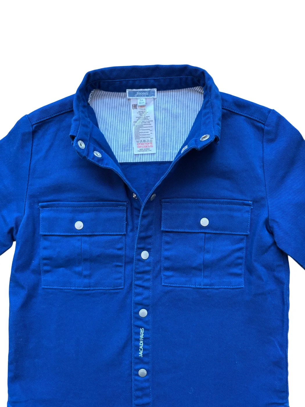 Jacadi Royal Blue Overshirt (6Y/116)