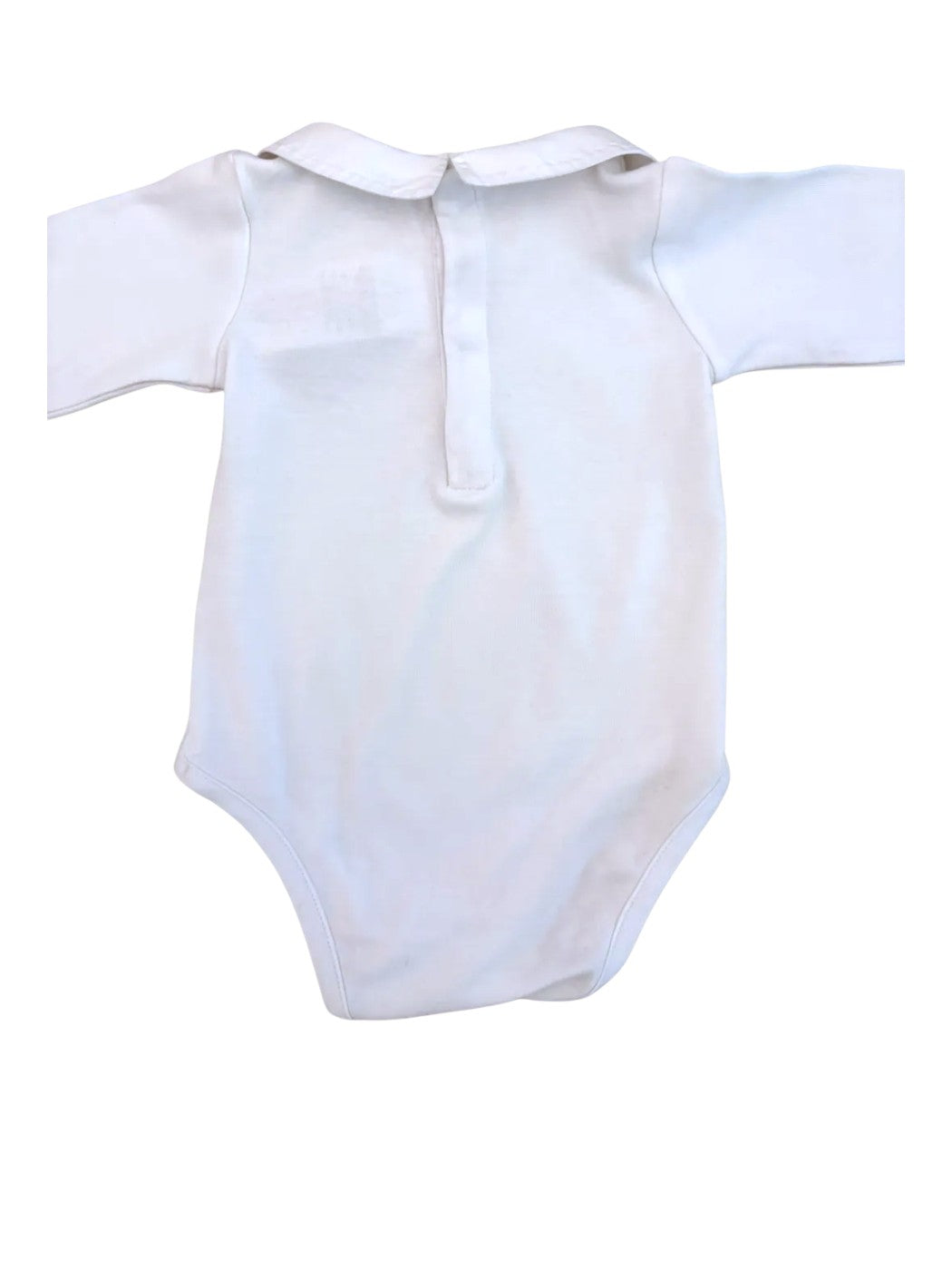 Jacadi Navy Cardigan & Bonjour Paris Bodysuit Set size 6M / 67 - second hand baby clothing