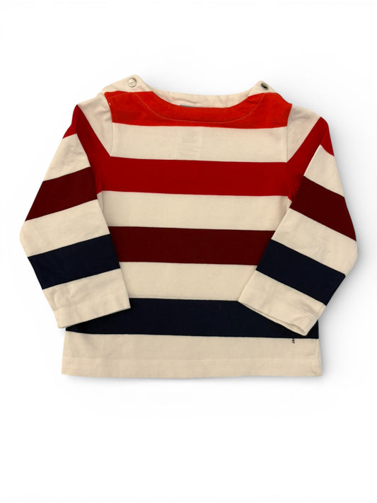 Jacadi Striped Long Sleeve Top (2Y)