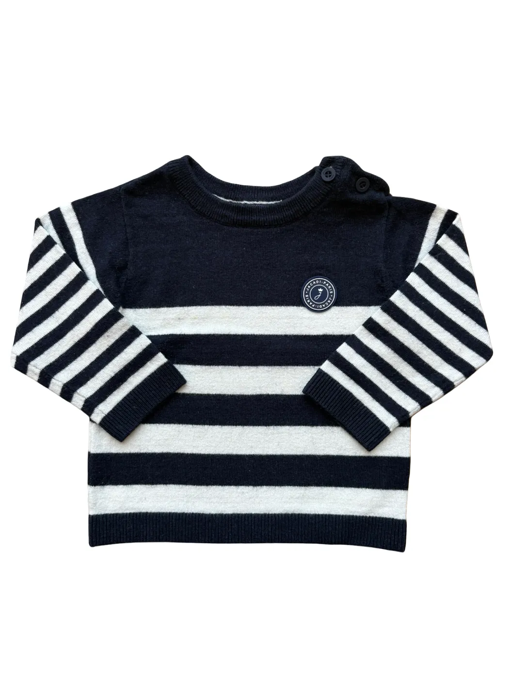Jacadi Navy & White Striped Sweater (18M / 81)