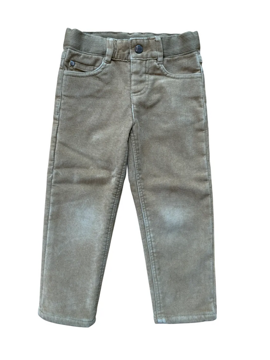 Jacadi Tan Fleece Lined Corduroy Pants (3Y/96)