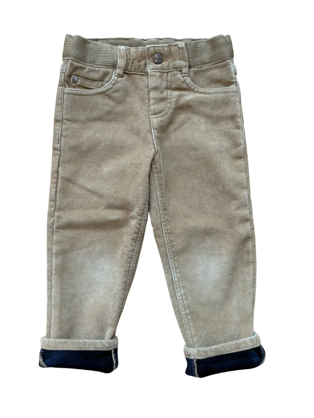 Jacadi Cordhose mit Fleecefutter in Hellbraun (3Y/96)