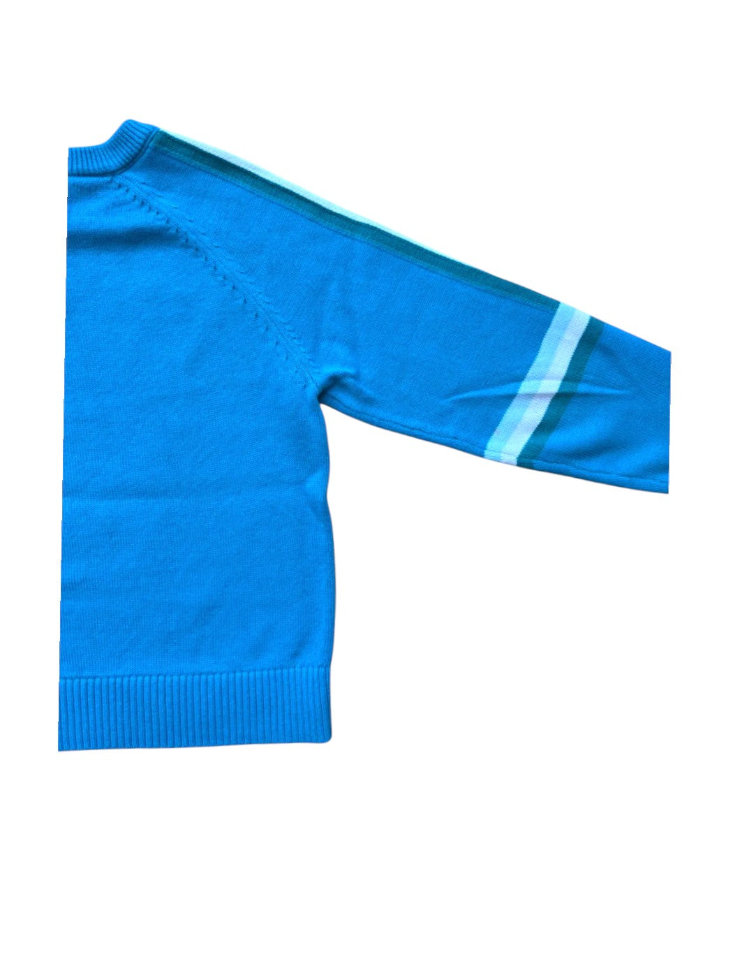 Jacadi Unisex Turquoise Dog Cotton Knit Sweater, 6Y / 116 - second hand baby clothing