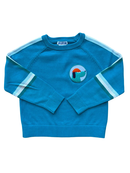 Jacadi Turquoise Dog Sweater (6Y / 116)
