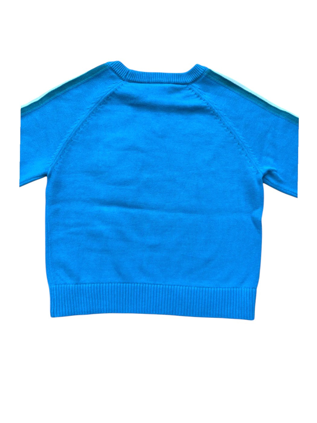 Jacadi Unisex Turquoise Dog Cotton Knit Sweater, 6Y / 116 - second hand baby clothing