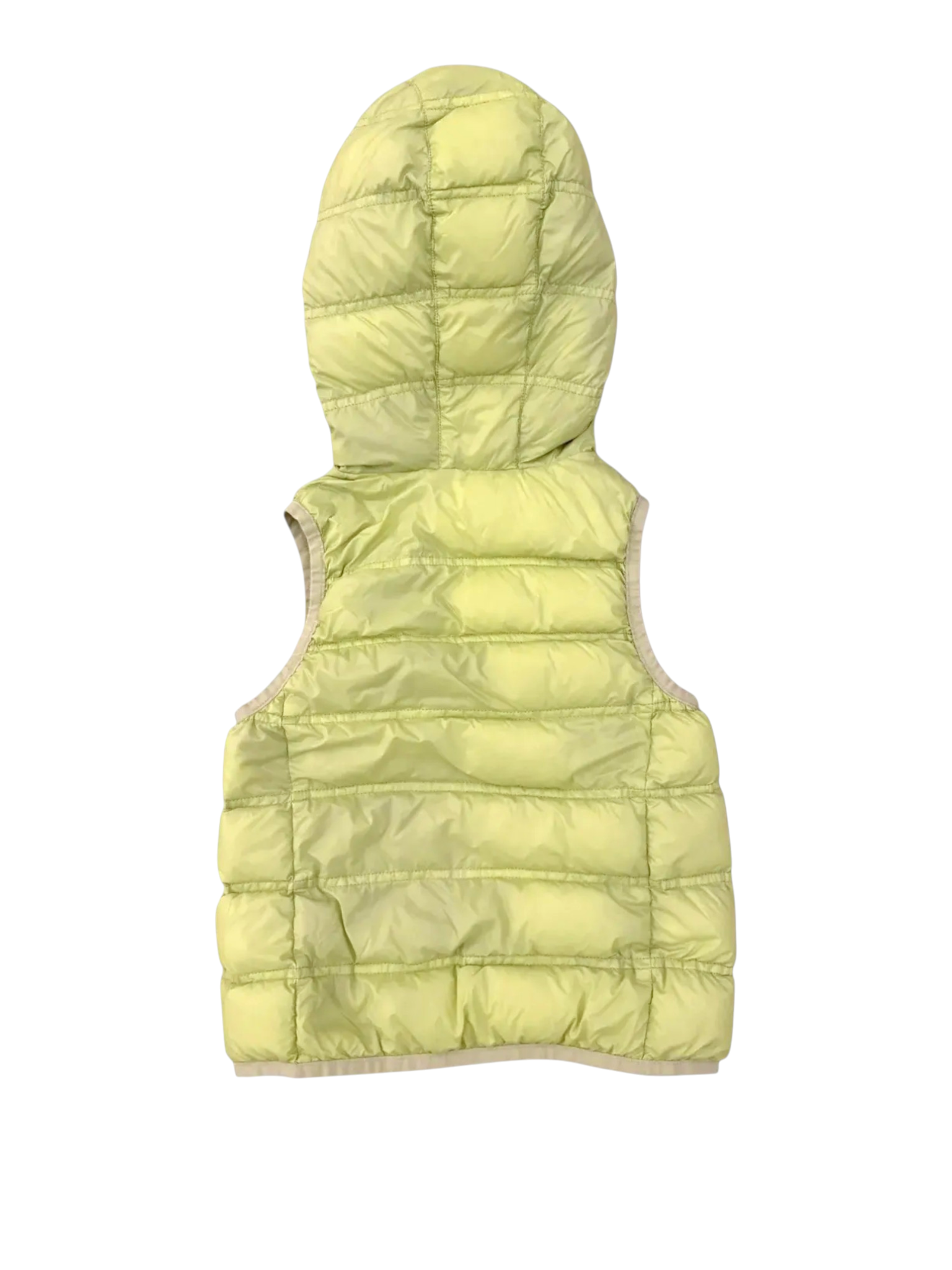 Sergent Major Bright Green Puffer Gilet size 6Y - second hand baby clothing