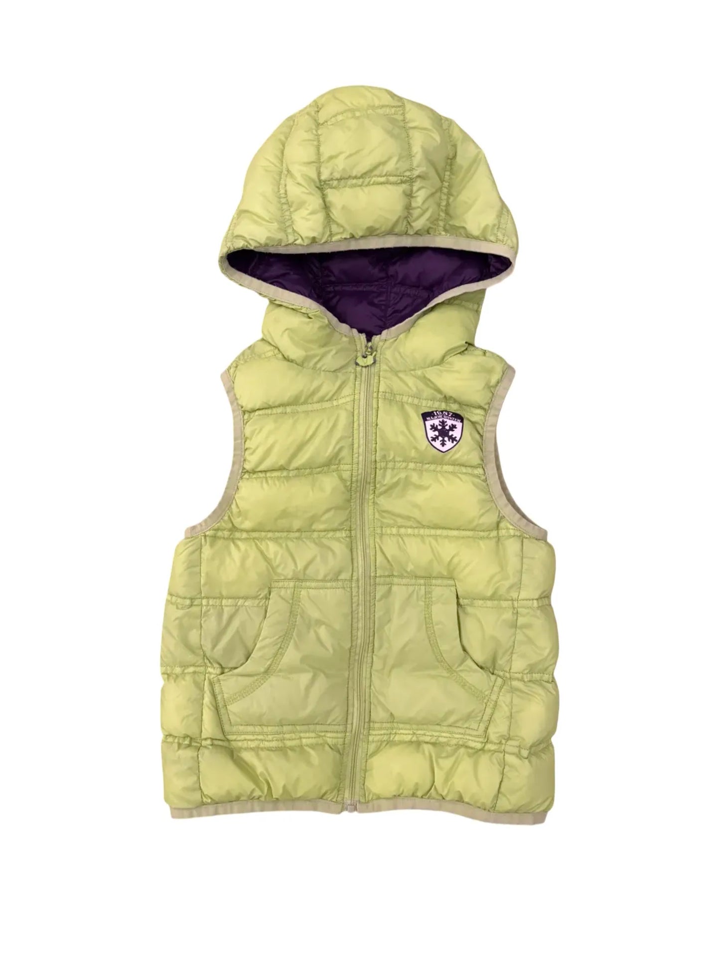 Sergent Major Bright Green Puffer Gilet (6Y)