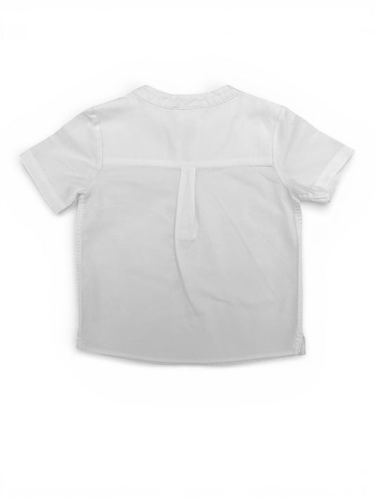 Jacadi White Henley Shirt (24M)