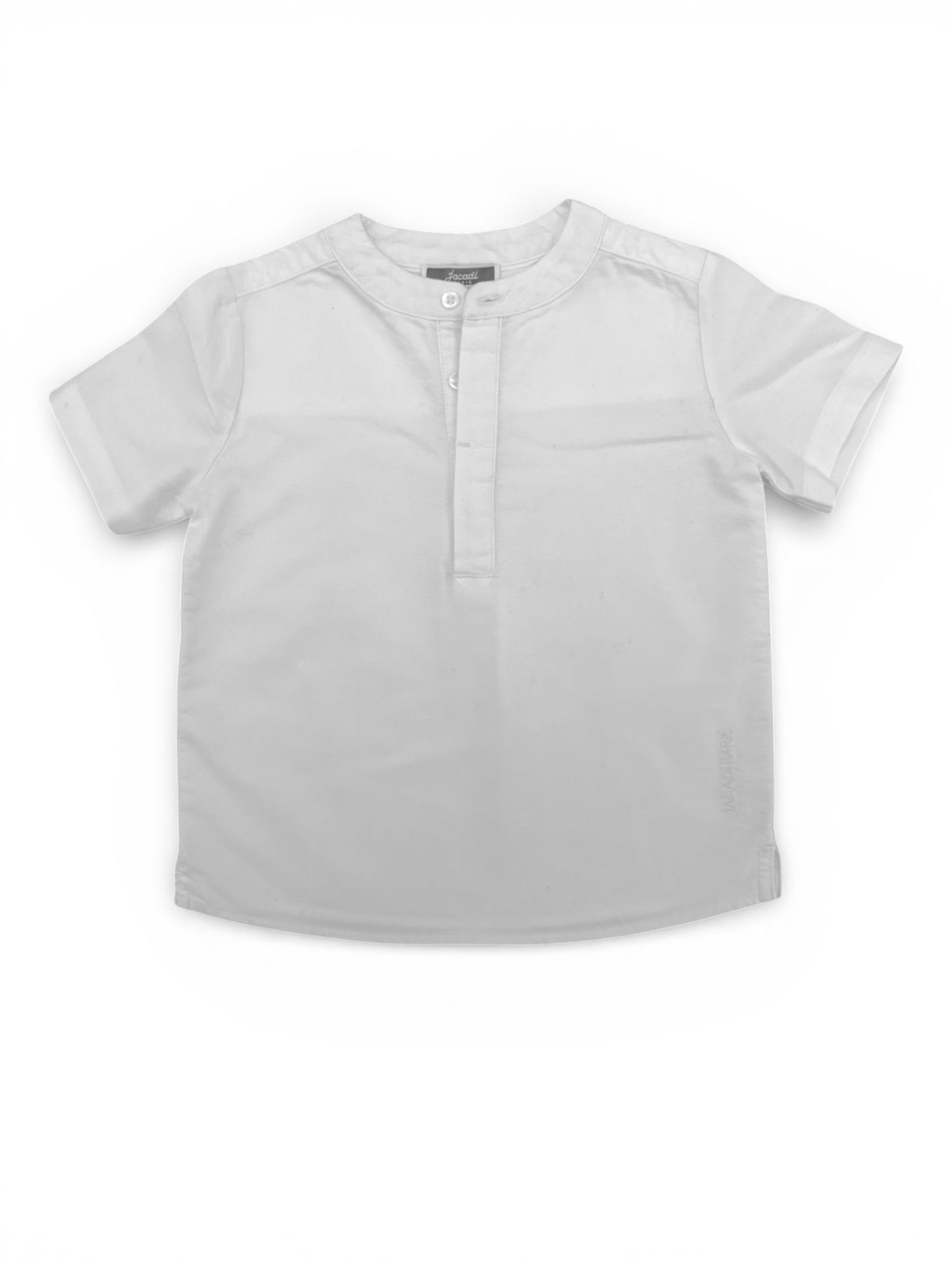 Jacadi White Henley Shirt (24M)