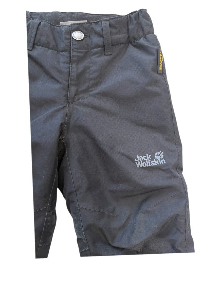 Jack Wolfskin Unisex Black Softshell Trousers, 92