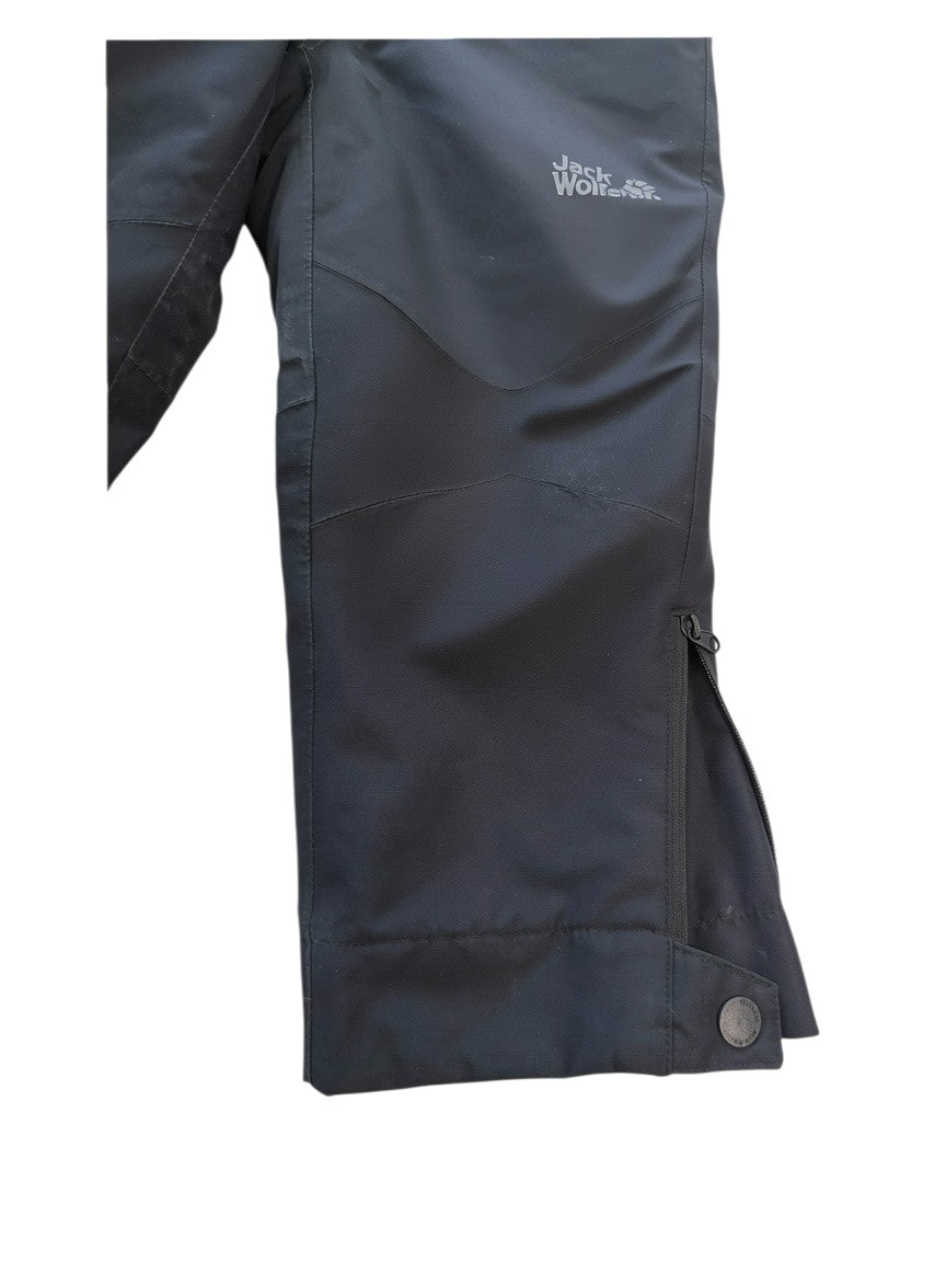 Jack Wolfskin Unisex Black Softshell Trousers, 92