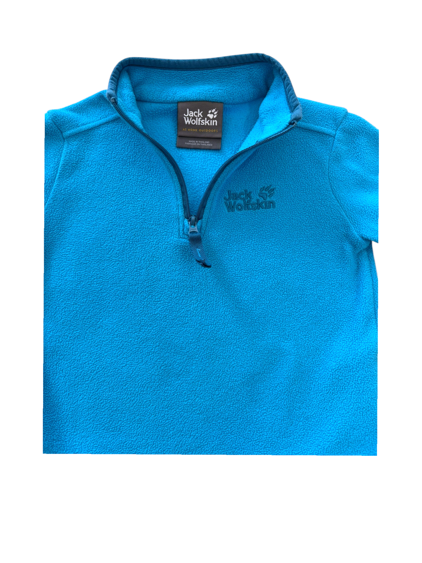 Jack Wolfskin Unisex Blue Fleece Pullover, 2Y / 92
