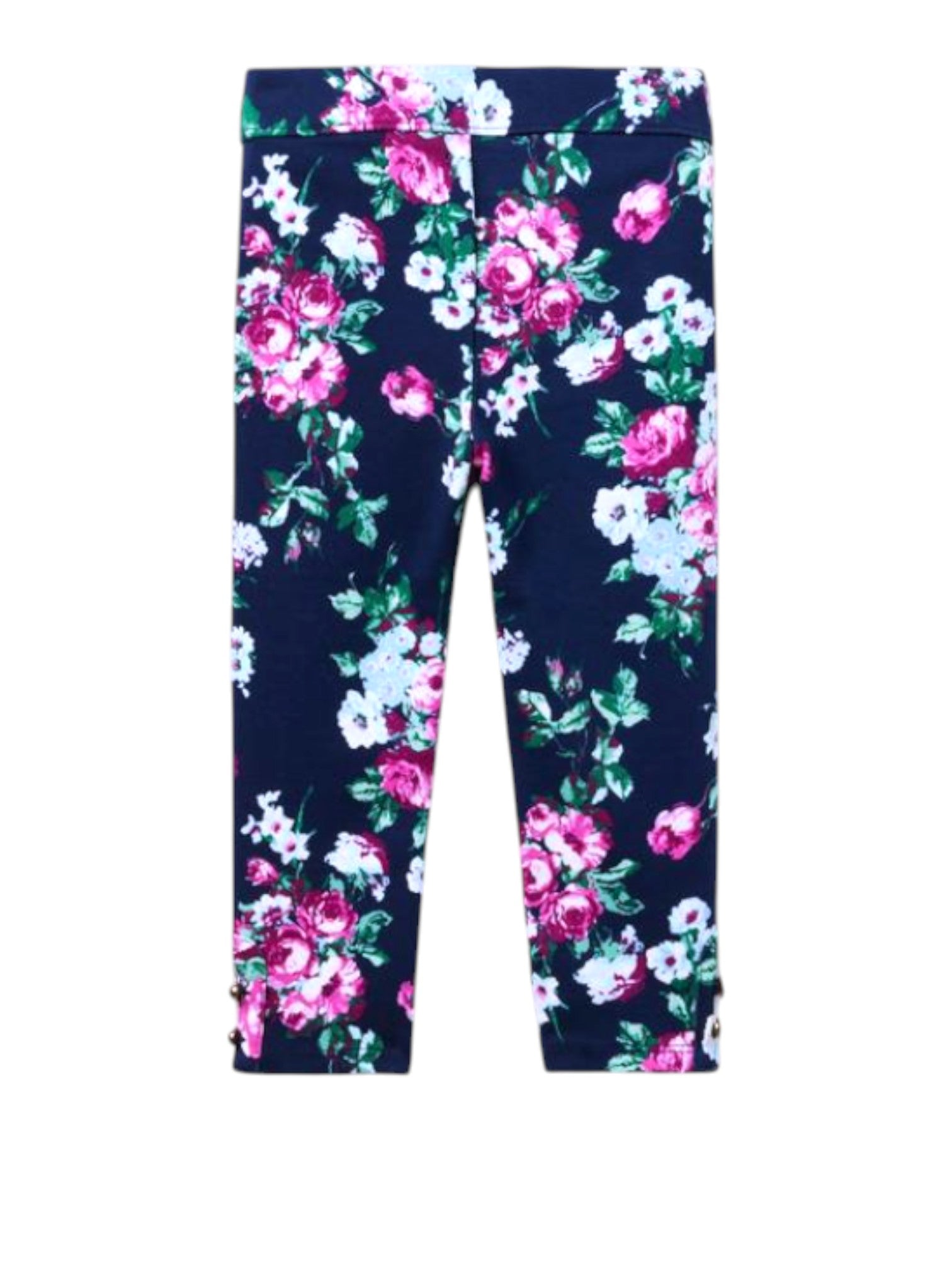 Janie and Jack Navy Floral Pants size 3Y - second hand baby clothing