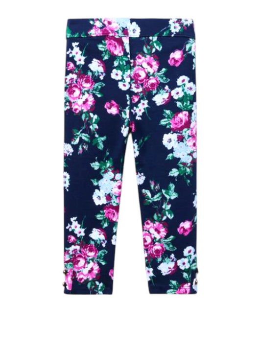 Janie and Jack Navy Floral Pants size 3Y - second hand baby clothing