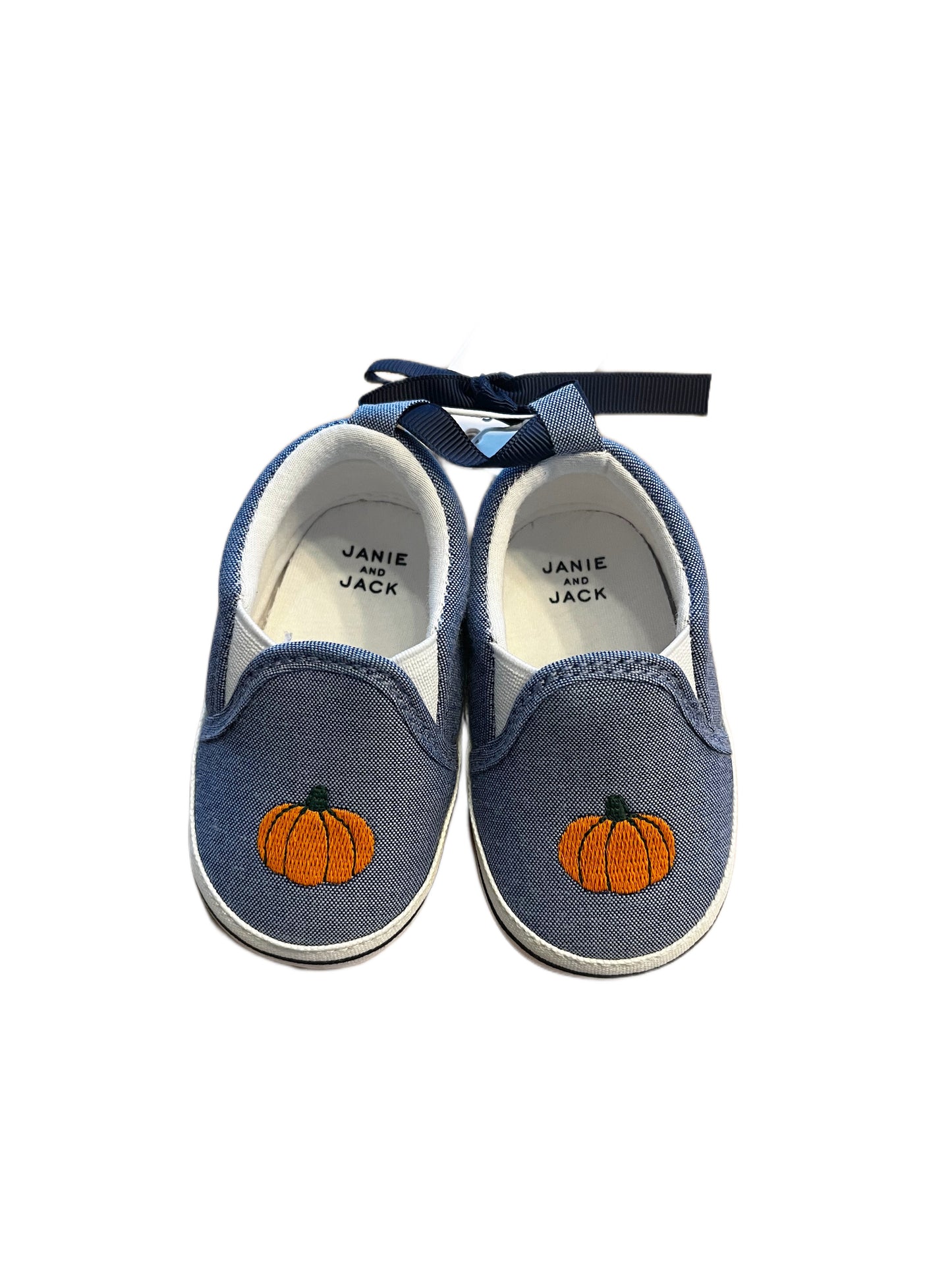 Janie and Jack Pumpkin Shoes (12-18M)