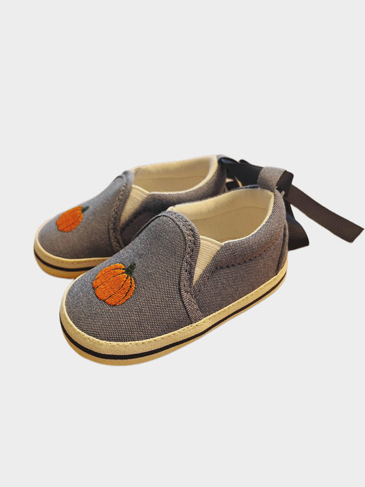 Janie and Jack Pumpkin Shoes (6-12M)