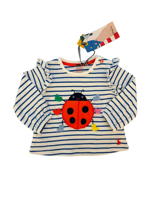 Joules Ladybug Outfit Set (3M-6M)