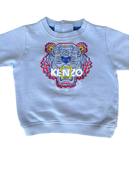 Kenzo Light Blue Tiger Sweatshirt (18M)