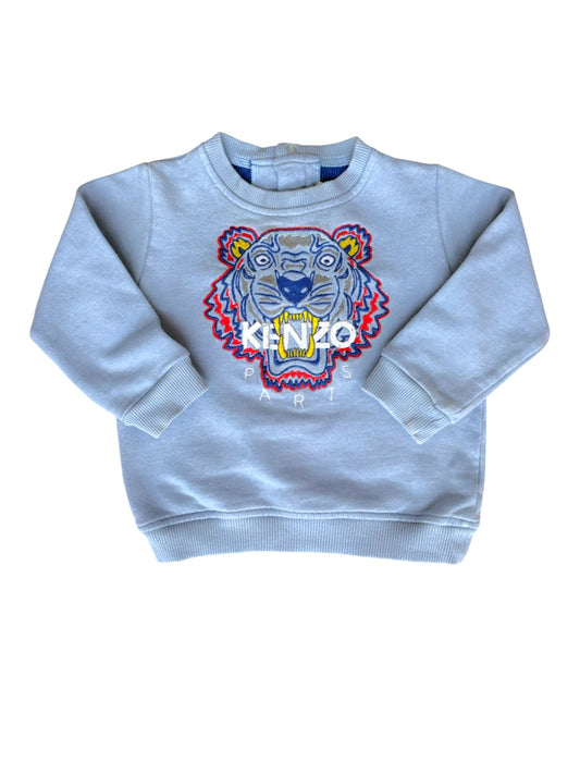 Kenzo Light Blue Tiger Sweatshirt (18M)