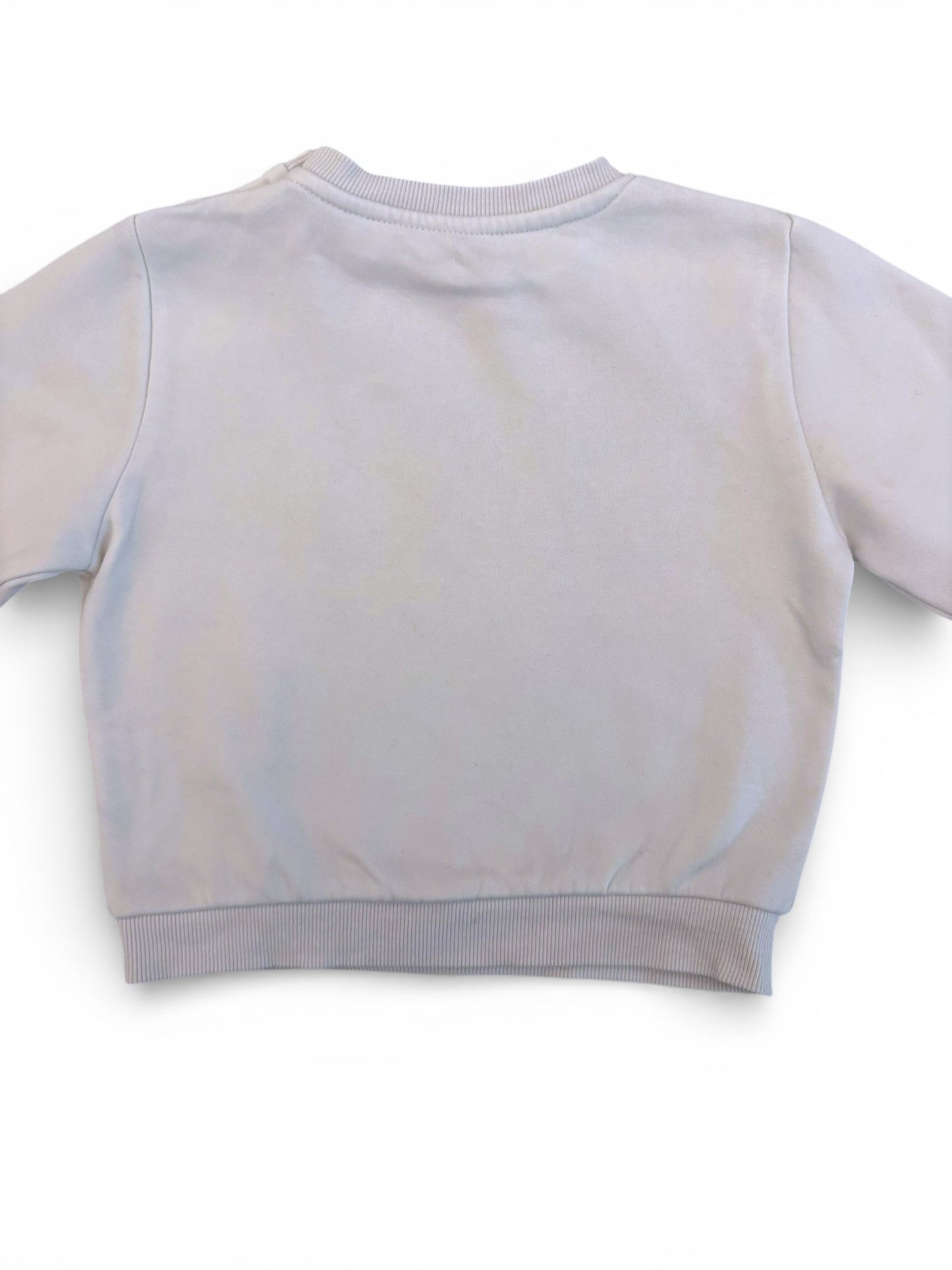 Kiabi White Good Vibes Club Sweatshirt (24M)