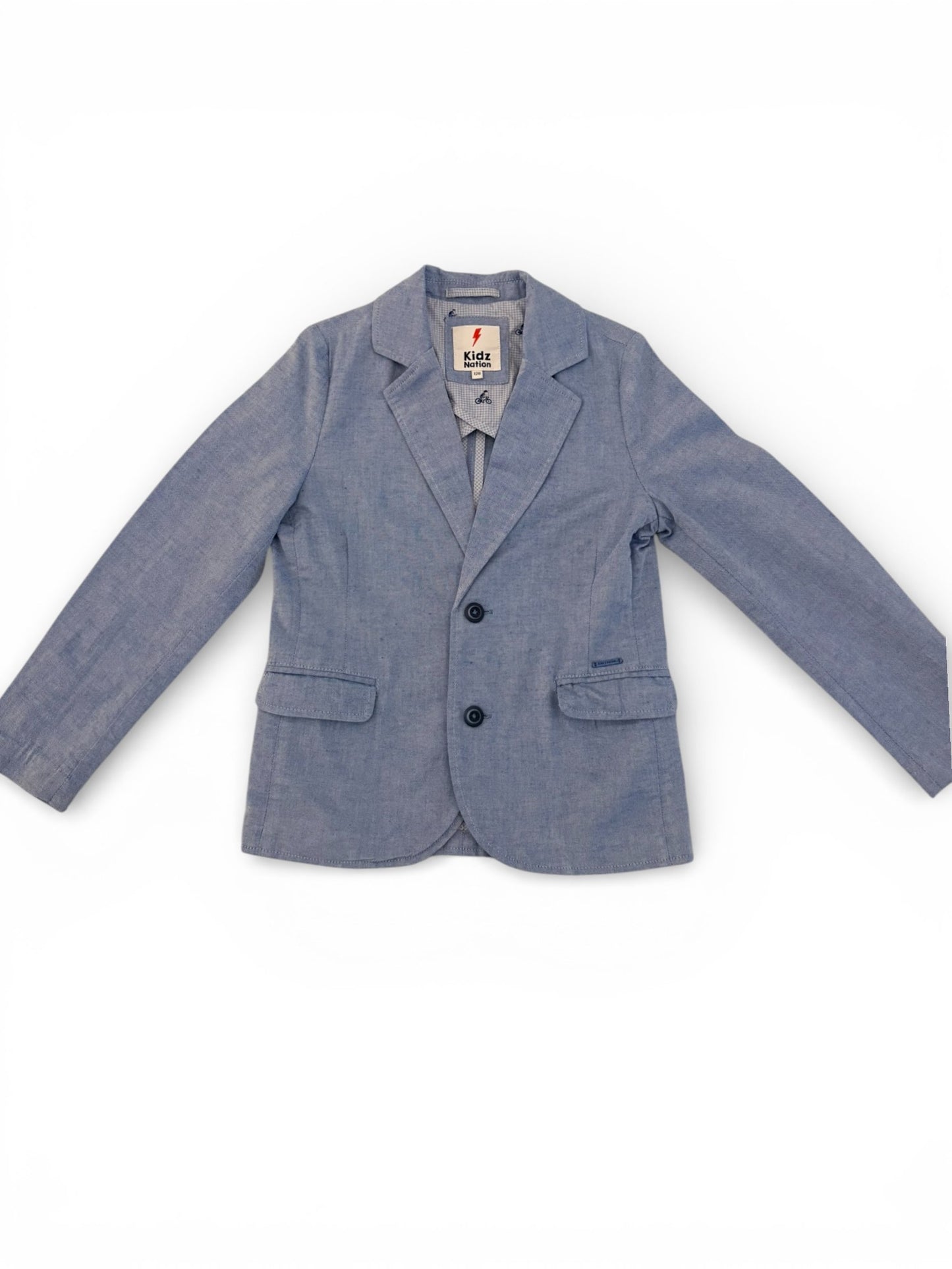 Kidz Nation Blue Chambray Blazer (8Y / 128)