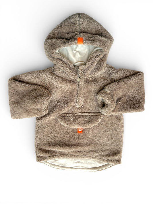 Koeka Beige Fleece Hoodie (6-12M / 74)