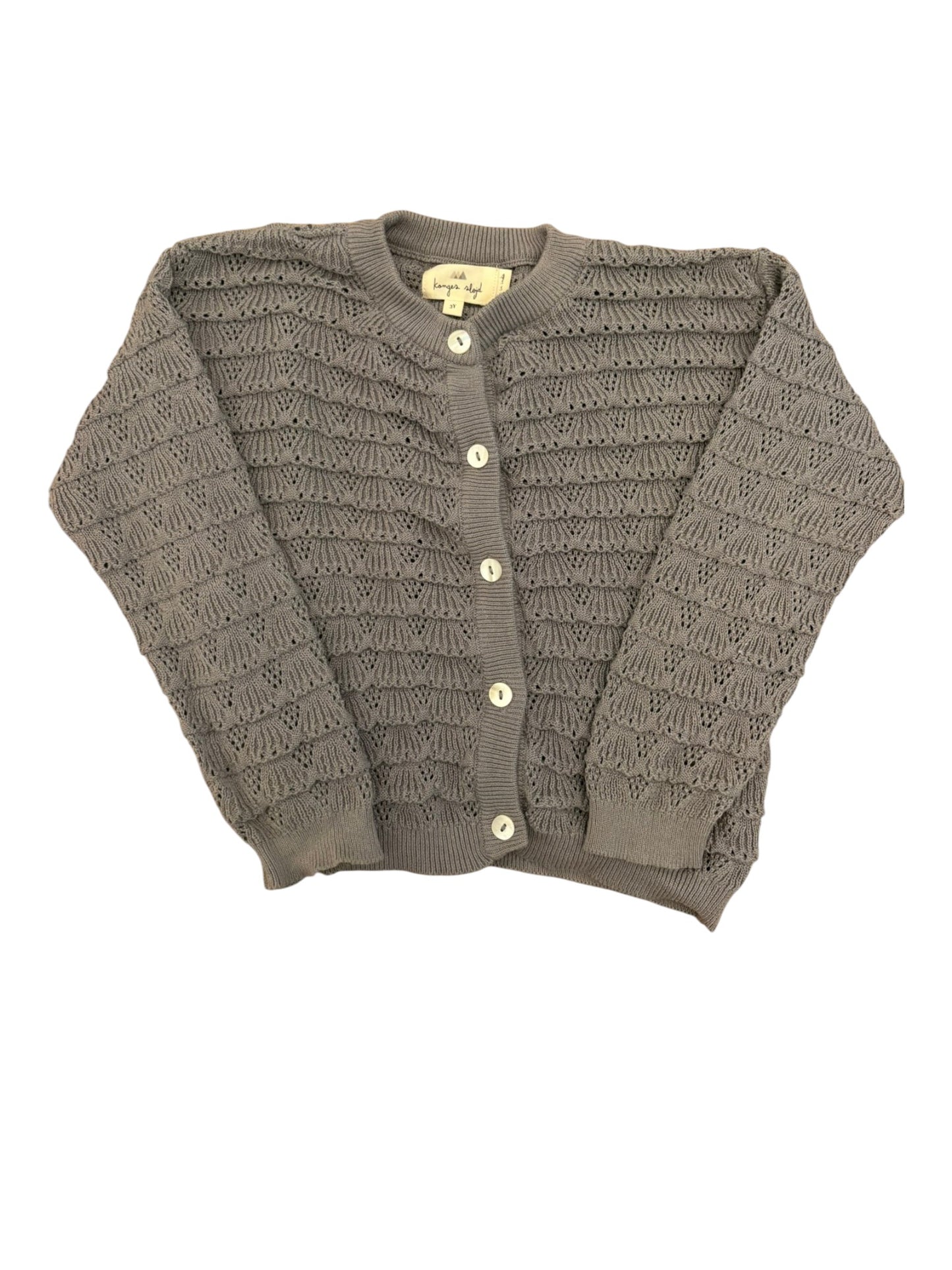 Gilet en maille gris Konges Sløjd (3 ans)