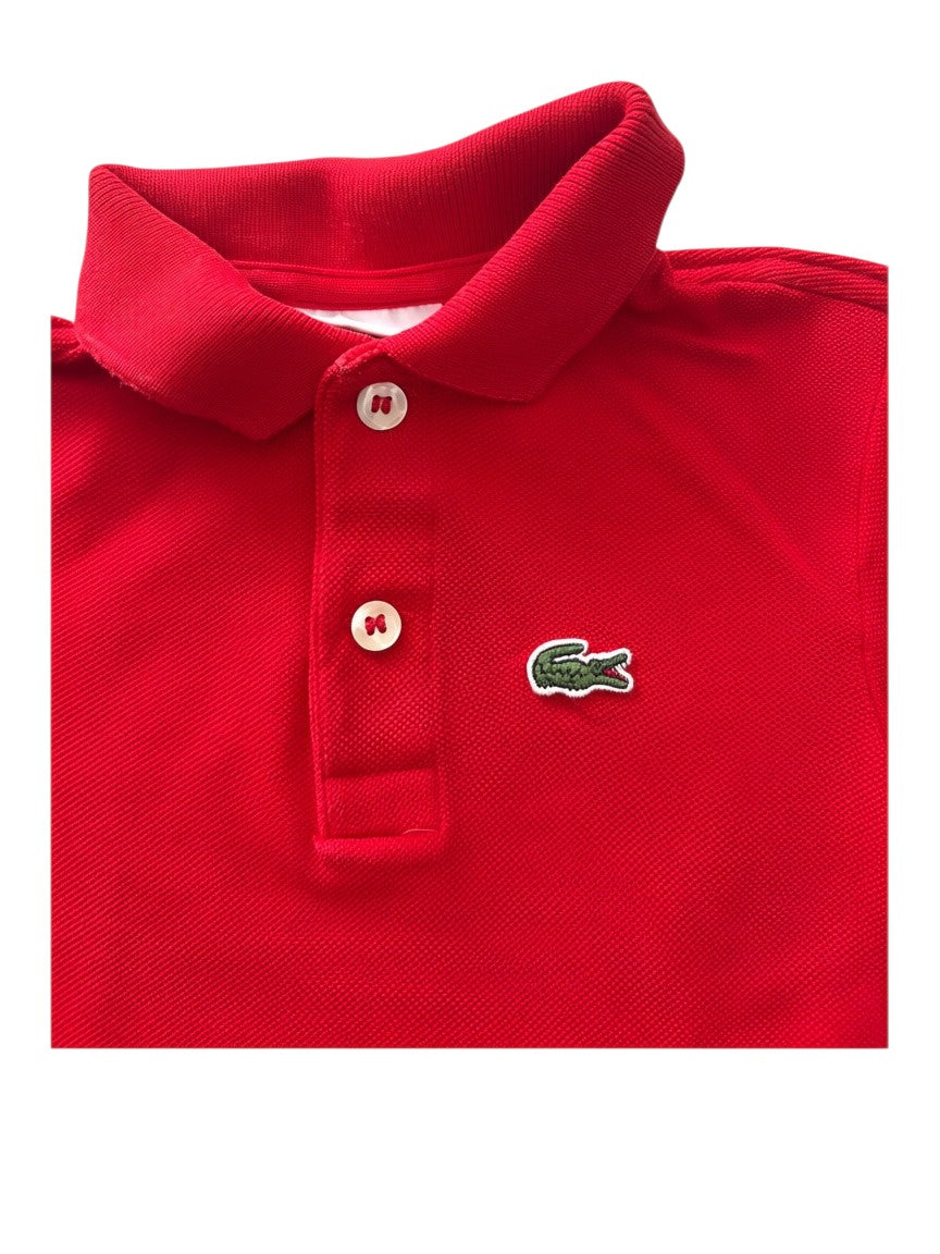 Lacoste Boy Red Polo Shirt, 2Y - second hand baby clothing