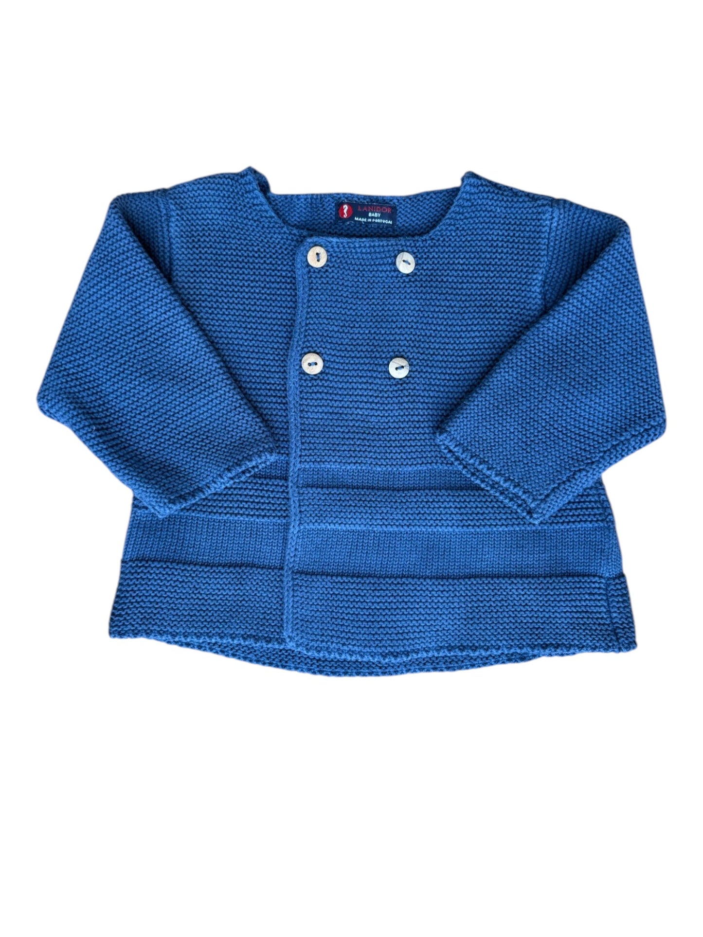 Lanidor Navy Knit Cardigan (6M)
