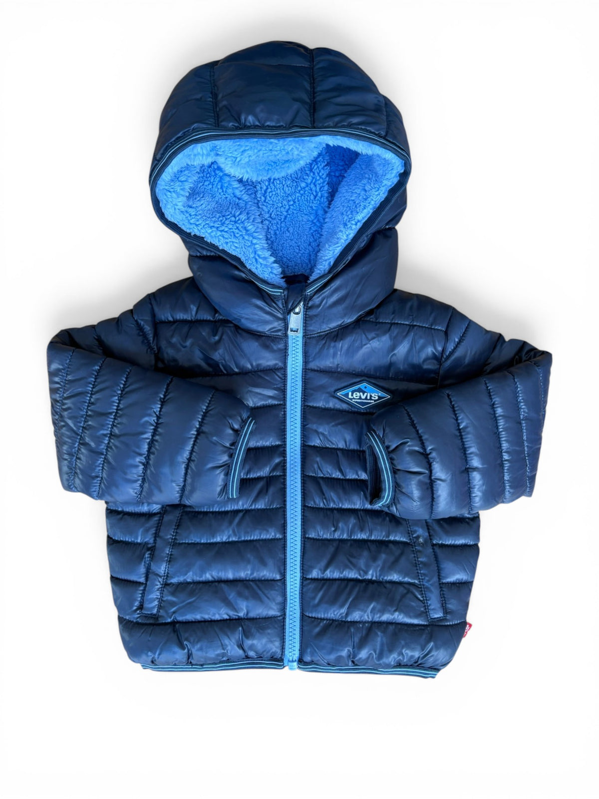 Levi's Marineblaue Steppjacke (18 Monate)