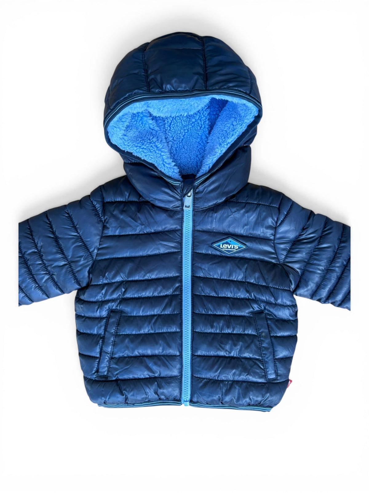 Levi's Marineblaue Steppjacke (18 Monate)