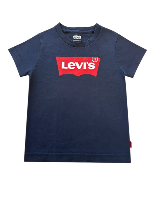 Levi’s Boy Navy Batwing Logo T-Shirt, 3Y / 98