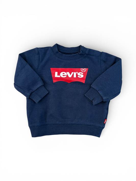 Levi's Navy Logo Sweatshirt (12M / 80)