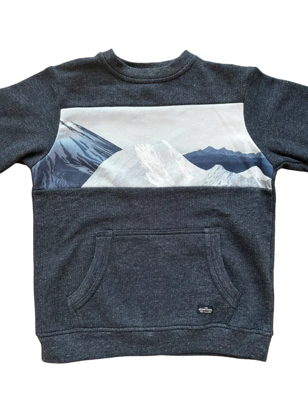 Sweat-shirt Losan Charcoal Mountain Print (5Y / 110)