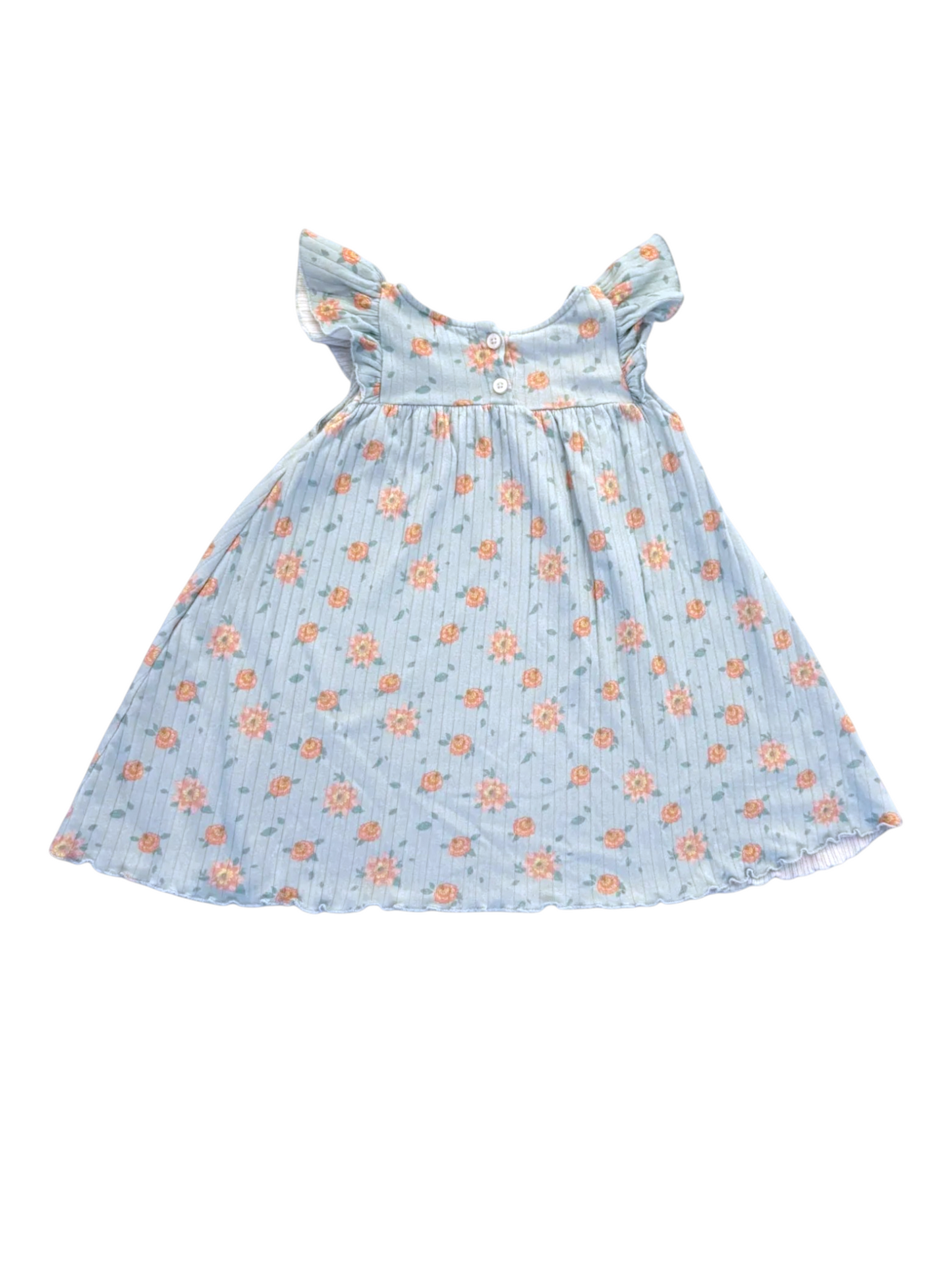 Louise Misha Blue Floral Dress size 3Y - second hand baby clothing