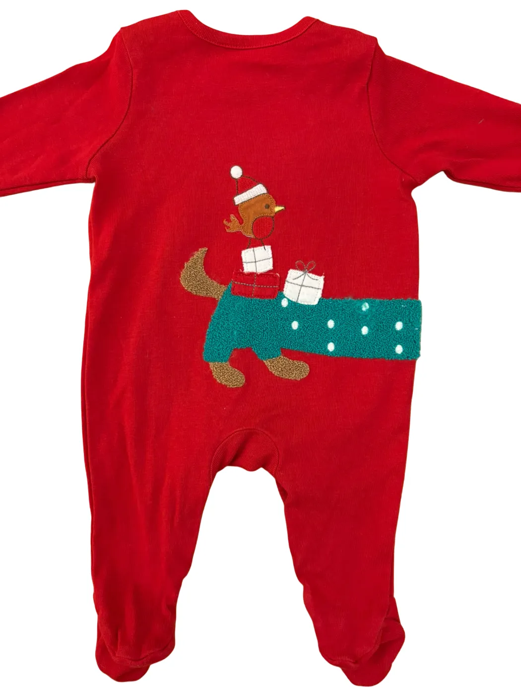 Marks & Spencer Christmas Pajama Set (0-3M)
