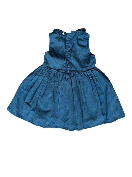 Mamas & Papas Navy Sleeveless Dress (6-9M)