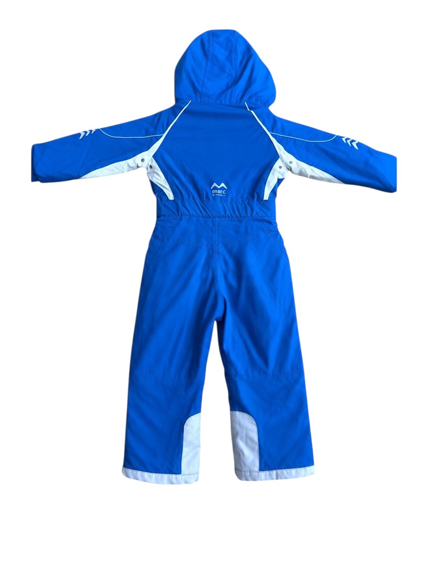 Marc Girardelli Boy Royal Blue Hooded Ski Suit, 4Y / 104 - second hand baby clothing